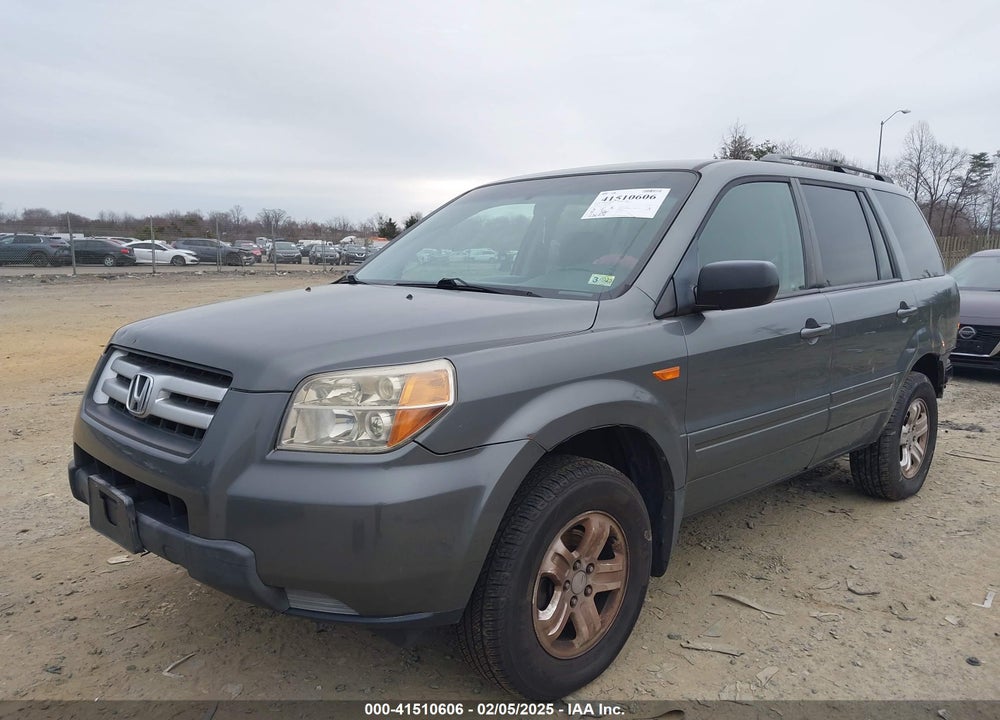 2008 HONDA PILOT VP VIN: 5FNYF18218B002916