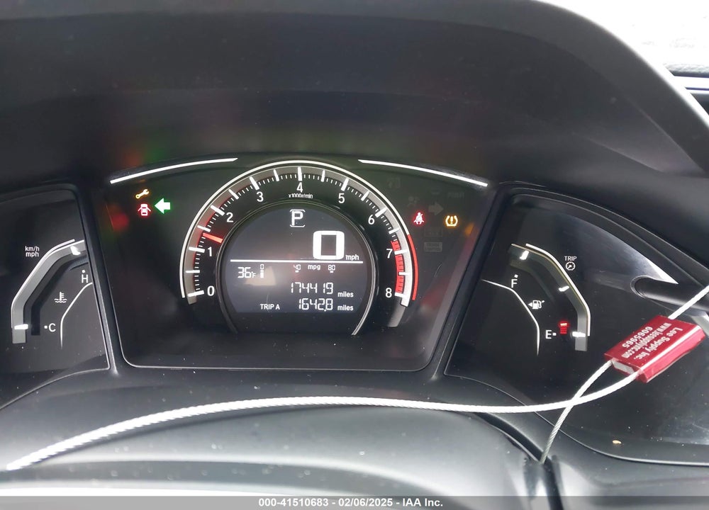 2017 HONDA CIVIC VIN: 19XFC2F5XHE222273