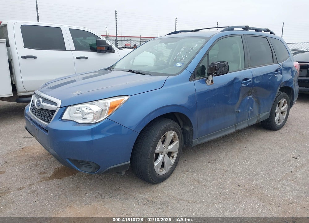 2015 SUBARU FORESTER 2.5I PREMIUM VIN: JF2SJADC6FH837444