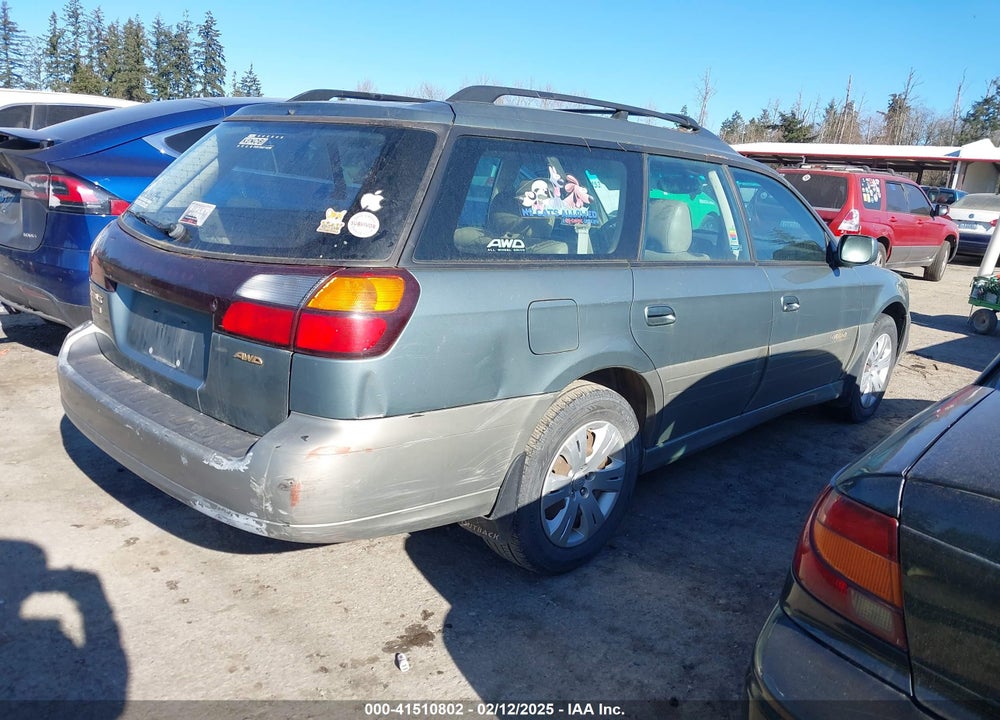 2001 SUBARU OUTBACK LIMITED VIN: 4S3BH686617666849