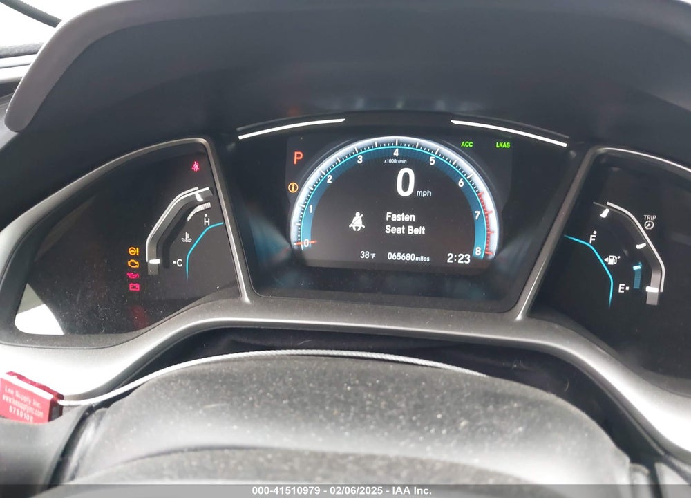2020 HONDA CIVIC EX VIN: 2HGFC1F33LH683029