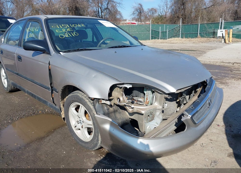 2000 HONDA CIVIC LX VIN: 1HGEJ6678YL011639
