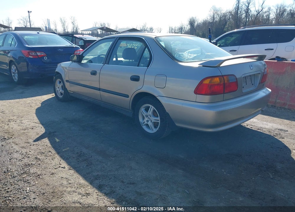 2000 HONDA CIVIC LX VIN: 1HGEJ6678YL011639