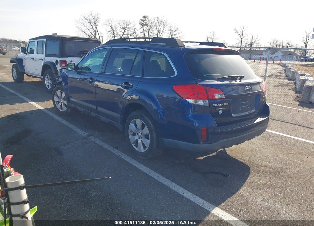 2011 SUBARU OUTBACK 2.5I PREMIUM VIN: 4S4BRBCC1B3348953