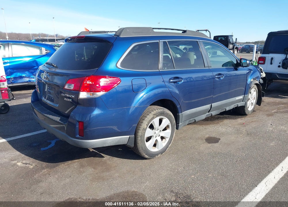 2011 SUBARU OUTBACK 2.5I PREMIUM VIN: 4S4BRBCC1B3348953