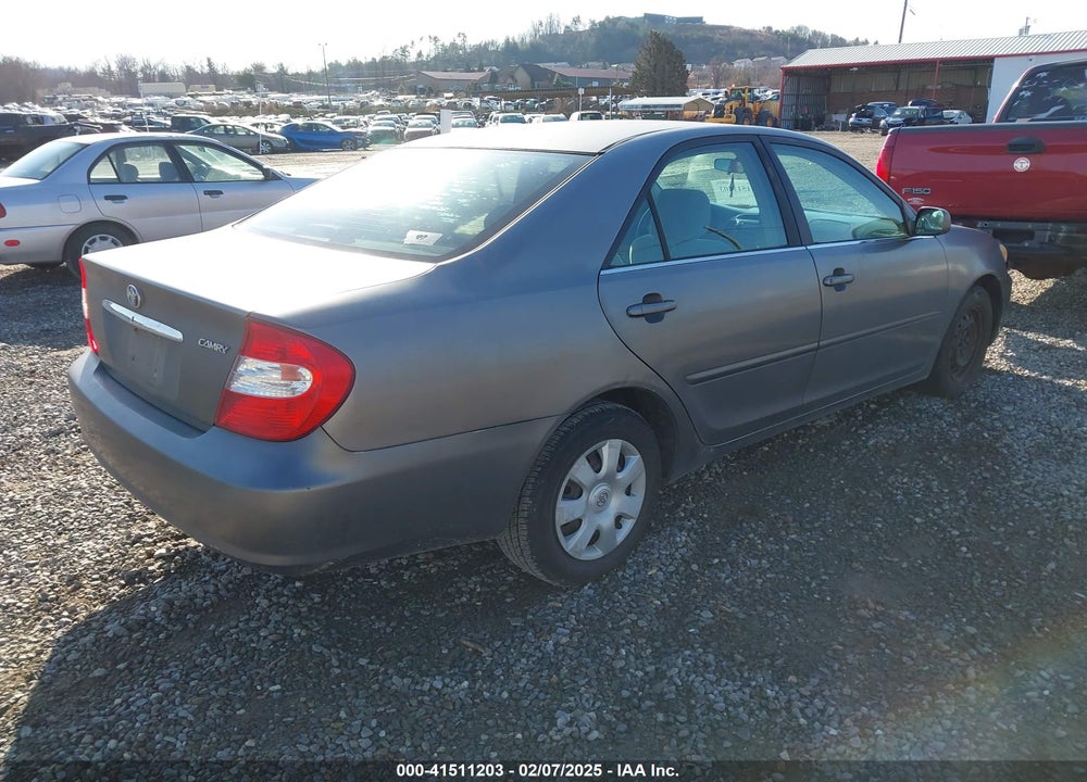 2004 TOYOTA CAMRY LE VIN: 4T1BE32K34U869146