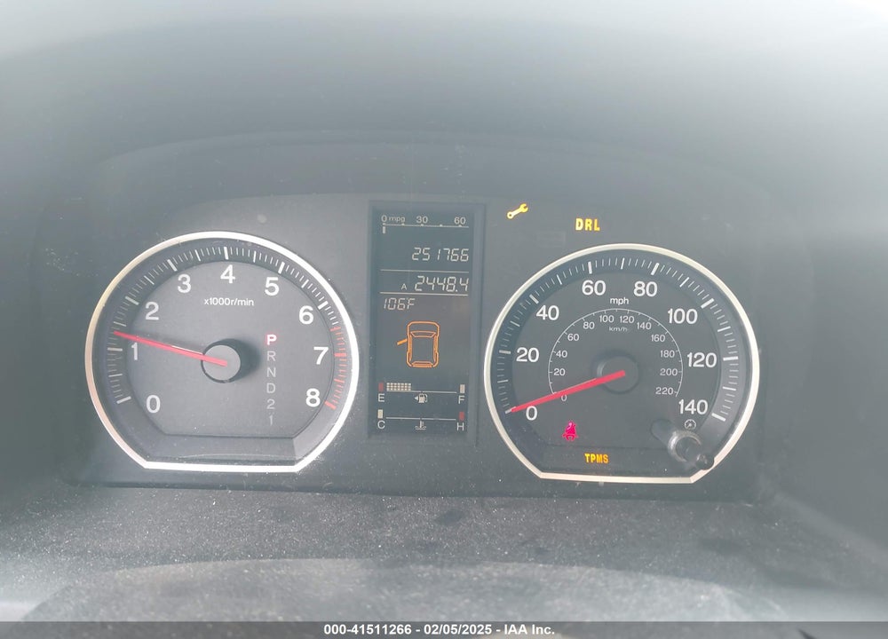 2008 HONDA CR-V EX-L VIN: JHLRE38708C038529