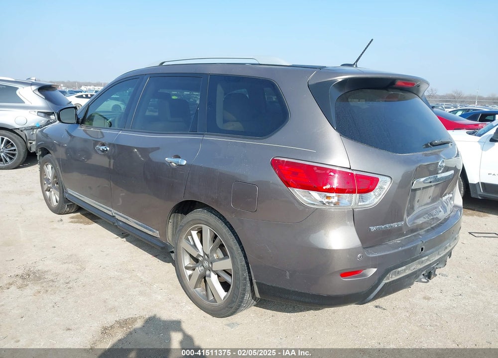 2014 NISSAN PATHFINDER PLATINUM VIN: 5N1AR2MN9EC603719