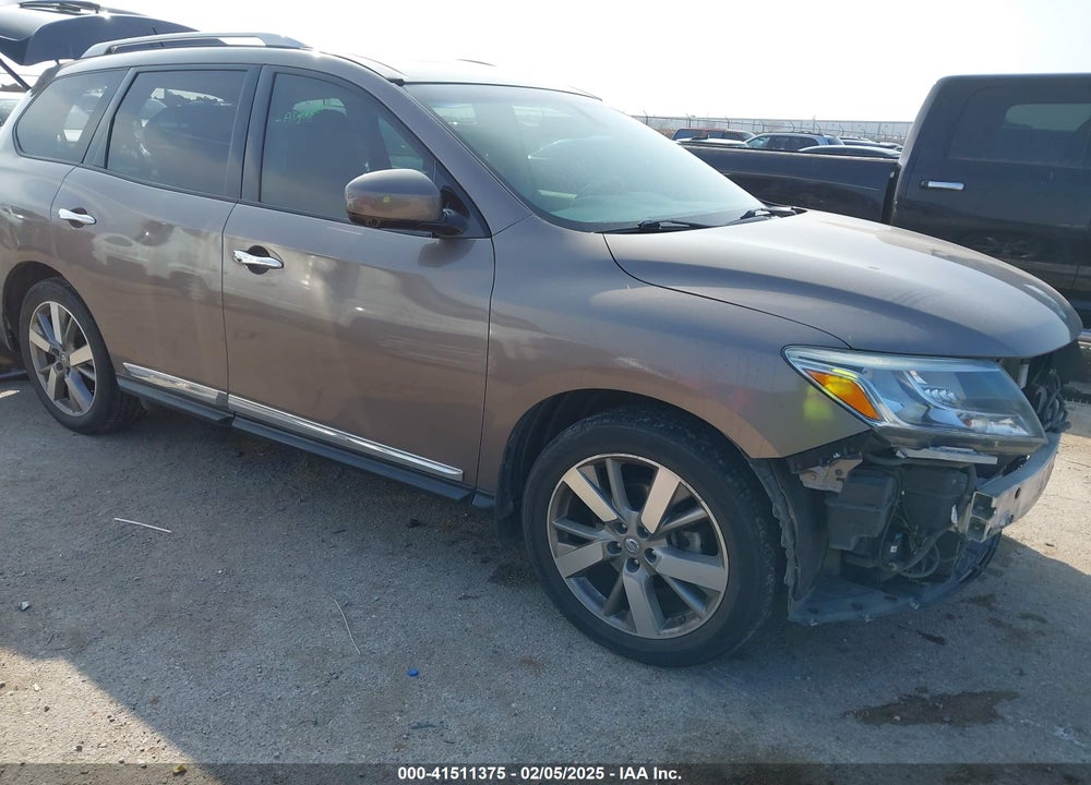 2014 NISSAN PATHFINDER PLATINUM VIN: 5N1AR2MN9EC603719