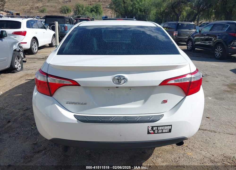 2015 TOYOTA COROLLA S PLUS VIN: 5YFBURHEXFP309300