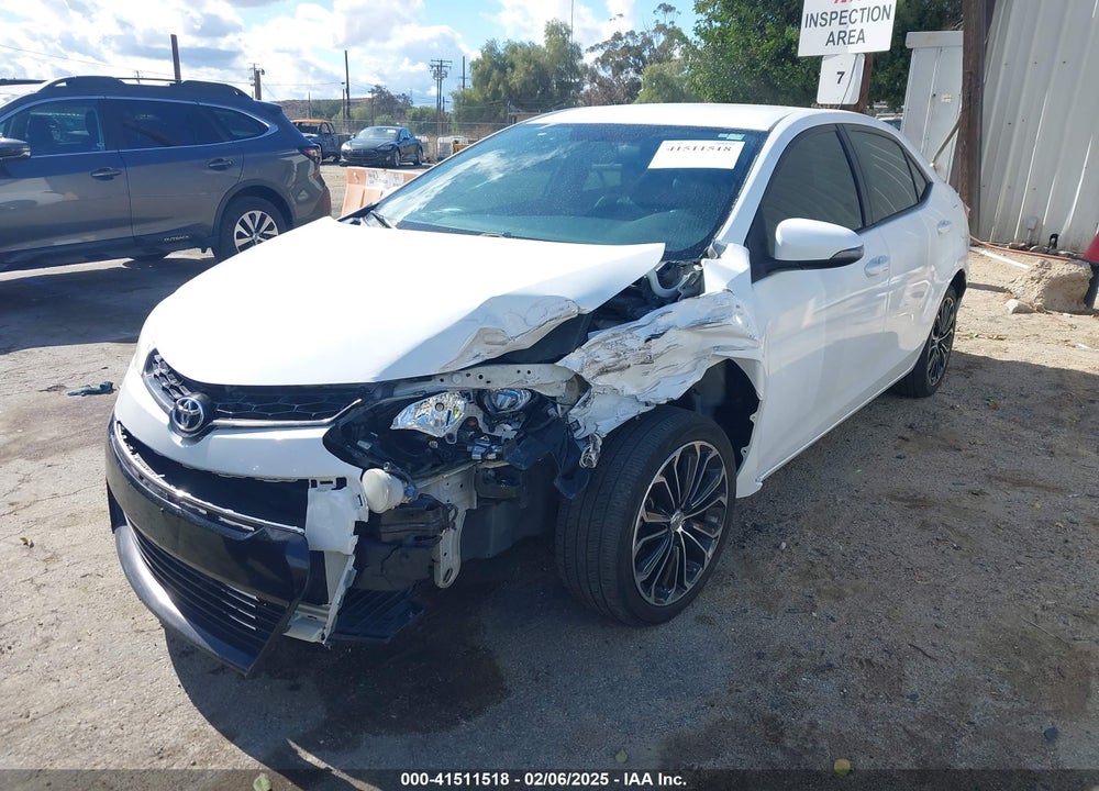 2015 TOYOTA COROLLA S PLUS VIN: 5YFBURHEXFP309300