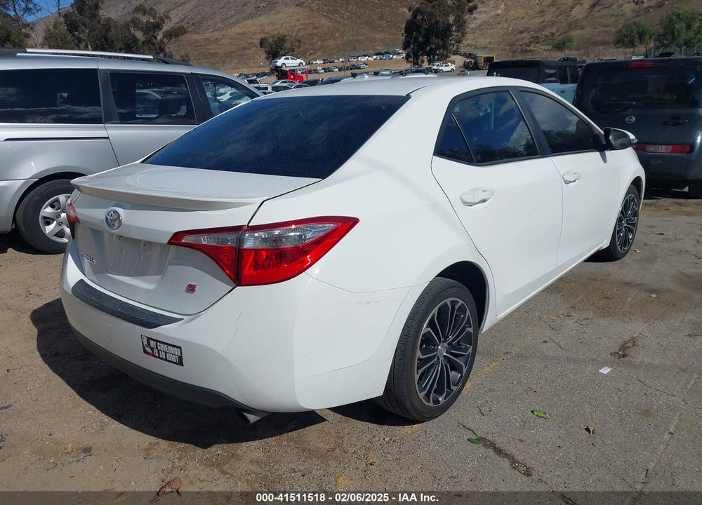 2015 TOYOTA COROLLA S PLUS VIN: 5YFBURHEXFP309300