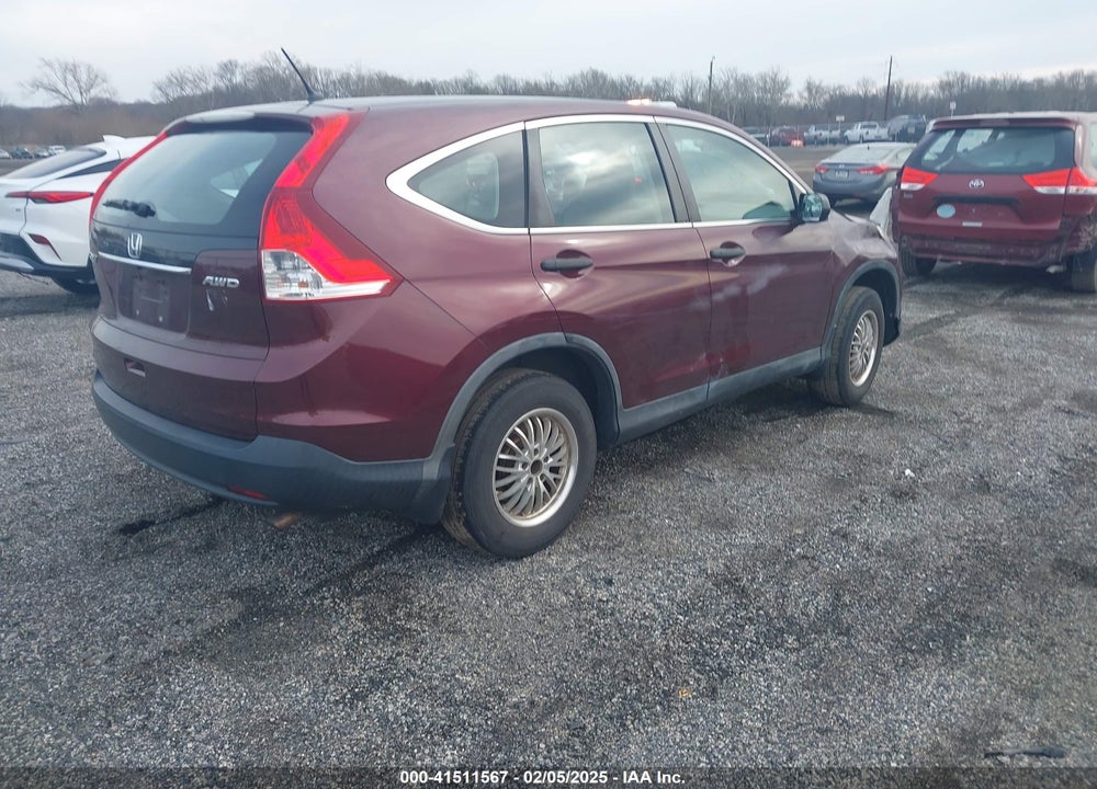 2013 HONDA CR-V LX VIN: 5J6RM4H36DL031592
