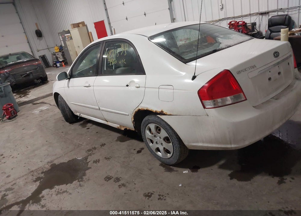 2008 KIA SPECTRA EX VIN: KNAFE122285580475