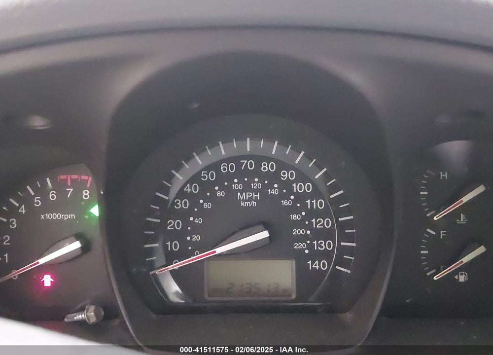 2008 KIA SPECTRA EX VIN: KNAFE122285580475