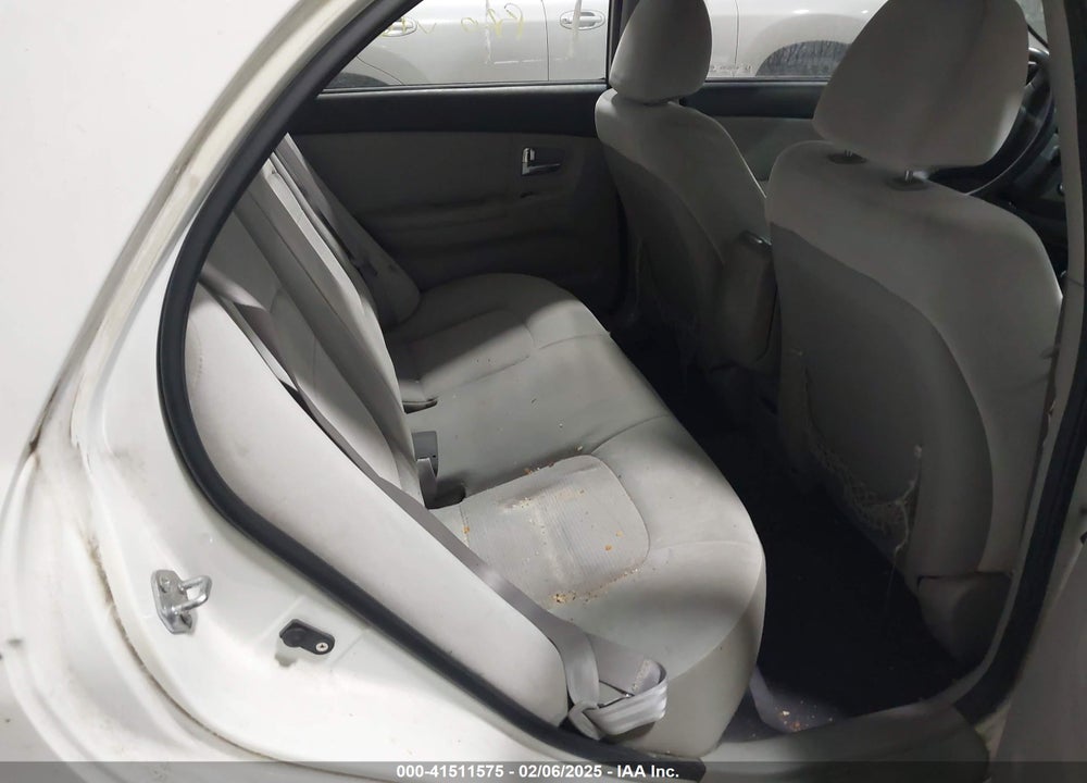 2008 KIA SPECTRA EX VIN: KNAFE122285580475