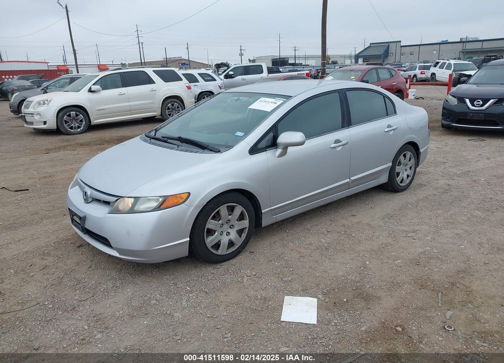 2007 HONDA CIVIC LX VIN: 1HGFA16507L109486