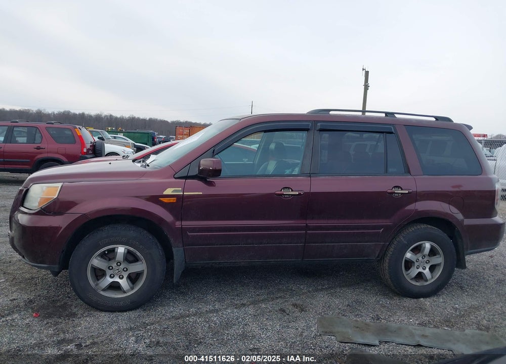 2008 HONDA PILOT EX-L VIN: 5FNYF18508B015960
