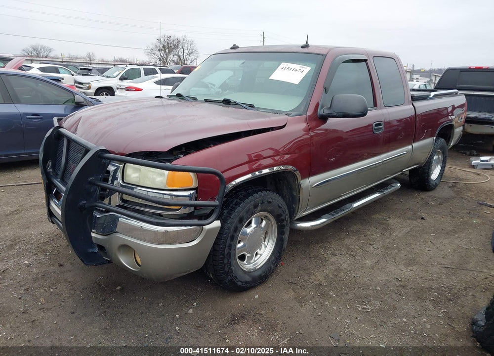 2003 GMC SIERRA 1500 SLT VIN: 2GTEK19T031316185