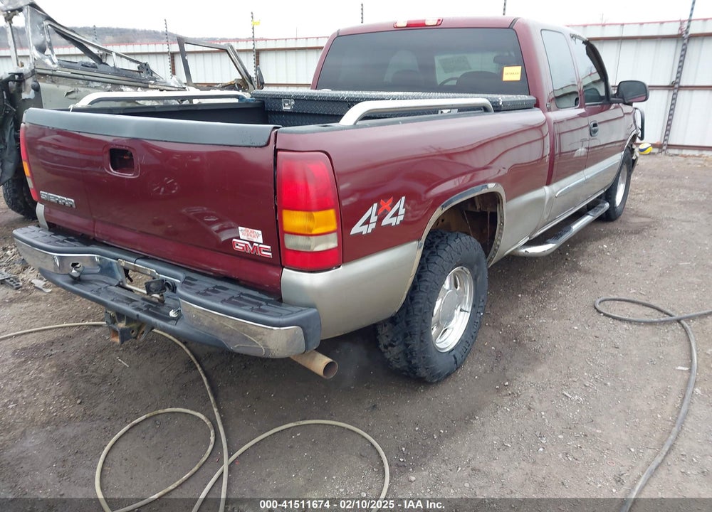 2003 GMC SIERRA 1500 SLT VIN: 2GTEK19T031316185