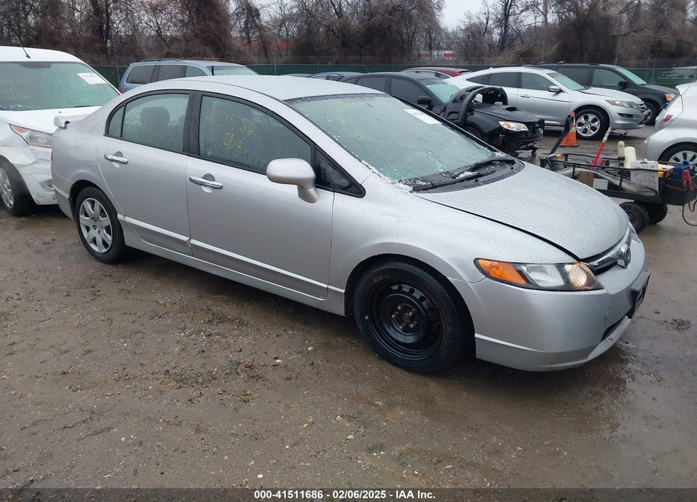 2007 HONDA CIVIC LX VIN: 1HGFA16597L095393