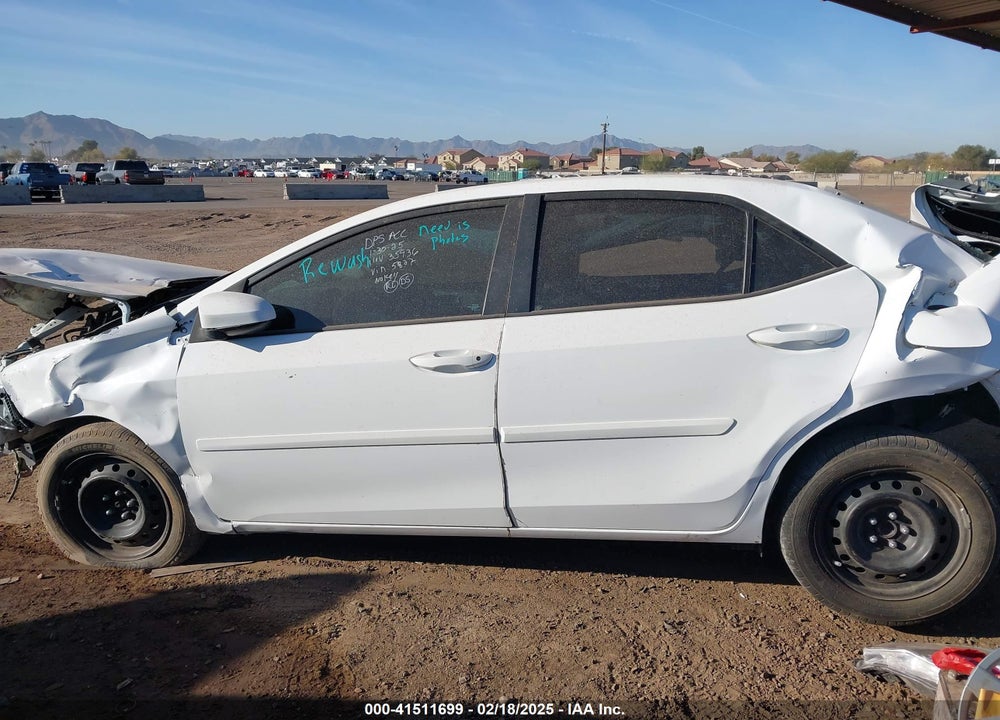 2016 TOYOTA COROLLA VIN: 2T1BURHE1GC705827