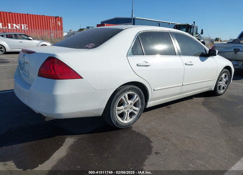 2007 HONDA ACCORD 2.4 SE VIN: 1HGCM56337A036819