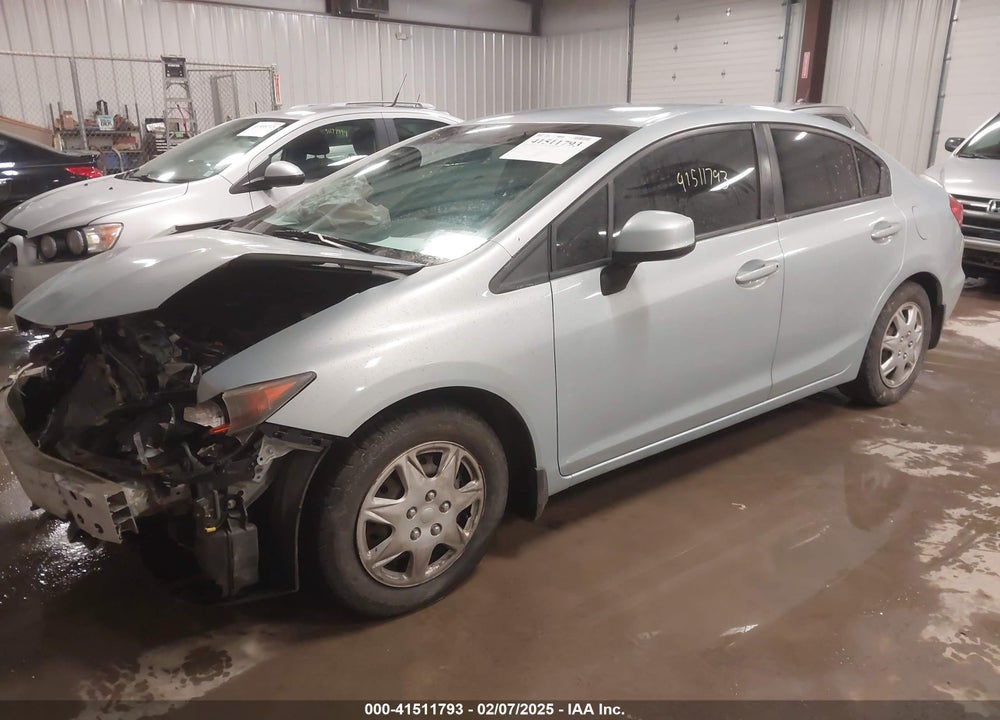 2012 HONDA CIVIC VIN: 19XFB2F58CE340088