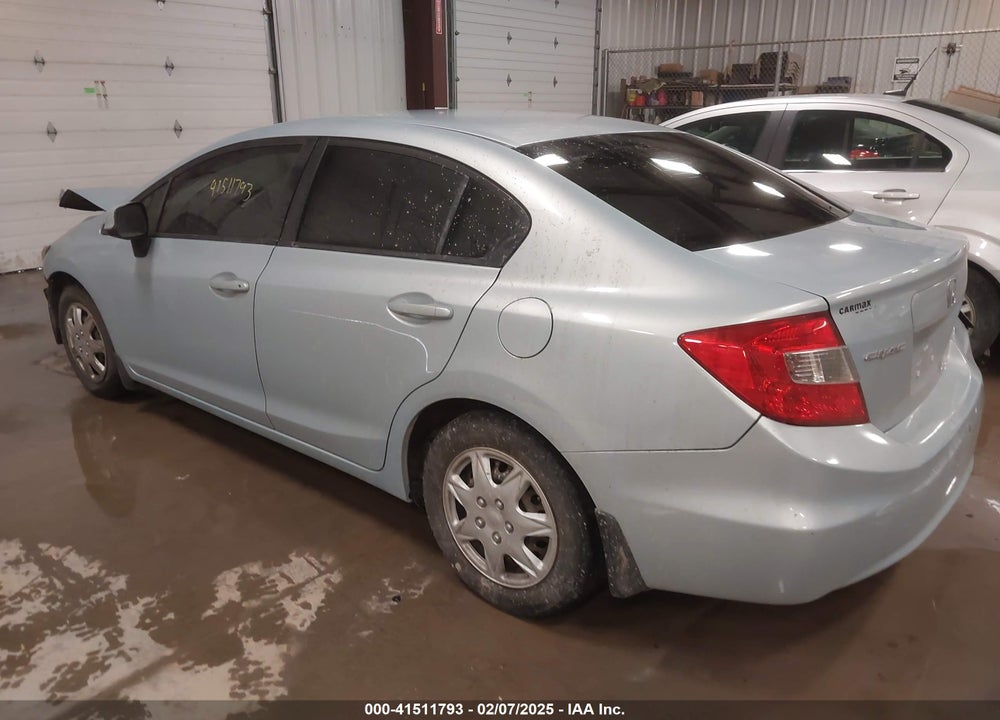 2012 HONDA CIVIC VIN: 19XFB2F58CE340088
