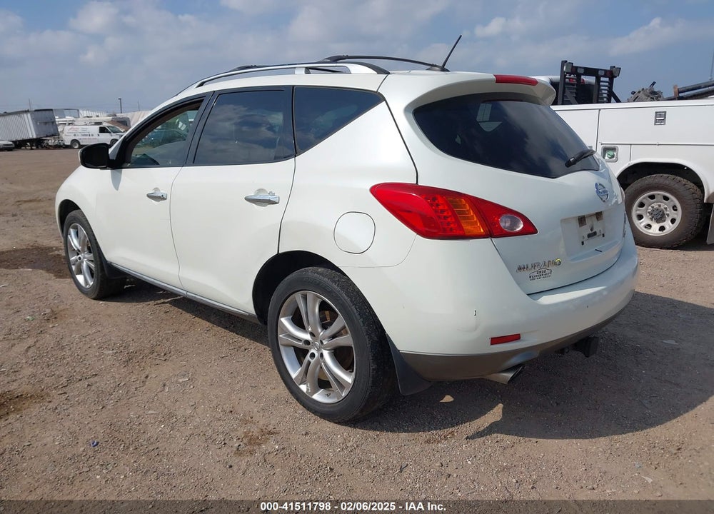 2009 NISSAN MURANO LE VIN: JN8AZ18W79W144751