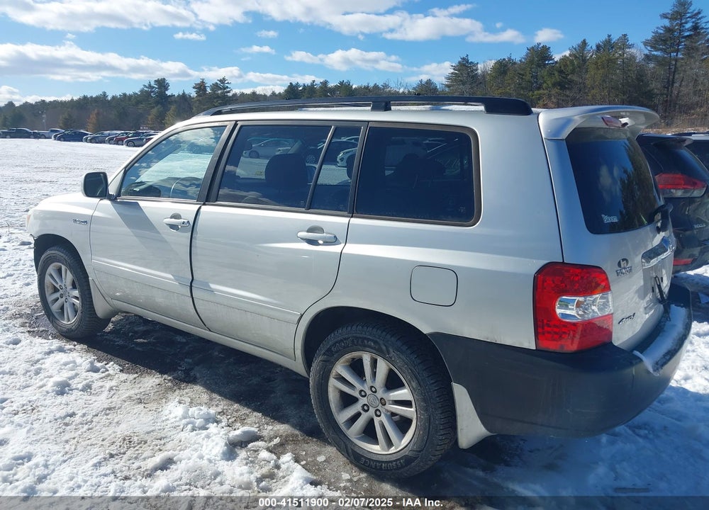 2006 TOYOTA HIGHLANDER HYBRID V6 VIN: JTEEW21AX60022809