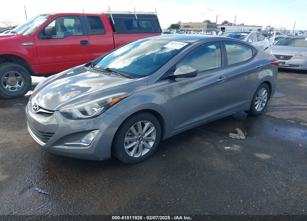 2014 HYUNDAI ELANTRA SE VIN: 5NPDH4AE1EH488056