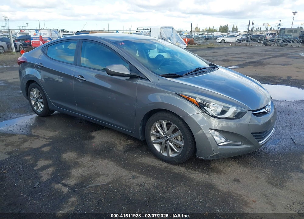 2014 HYUNDAI ELANTRA SE VIN: 5NPDH4AE1EH488056