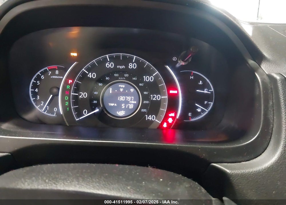 2013 HONDA CR-V LX VIN: 2HKRM4H31DH600617
