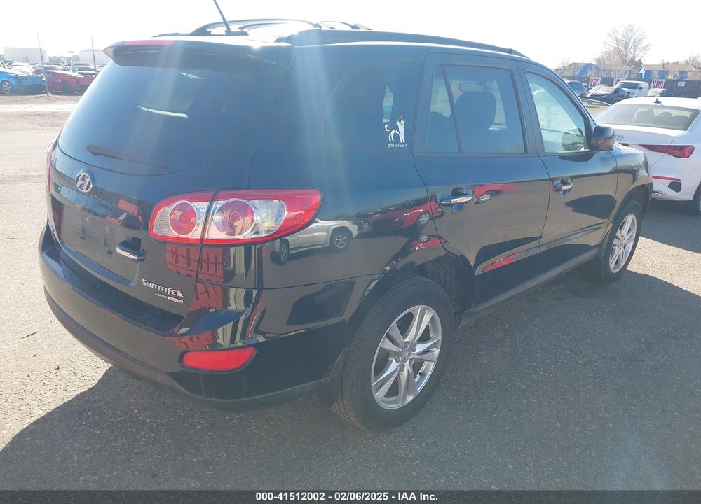 2011 HYUNDAI SANTA FE LIMITED V6 VIN: 5XYZKDAGXBG088217