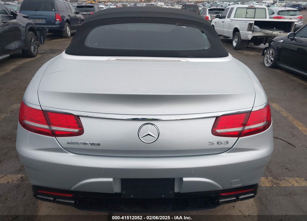 2018 MERCEDES-BENZ AMG S 63 VIN: WDDXK8JB0JA032696