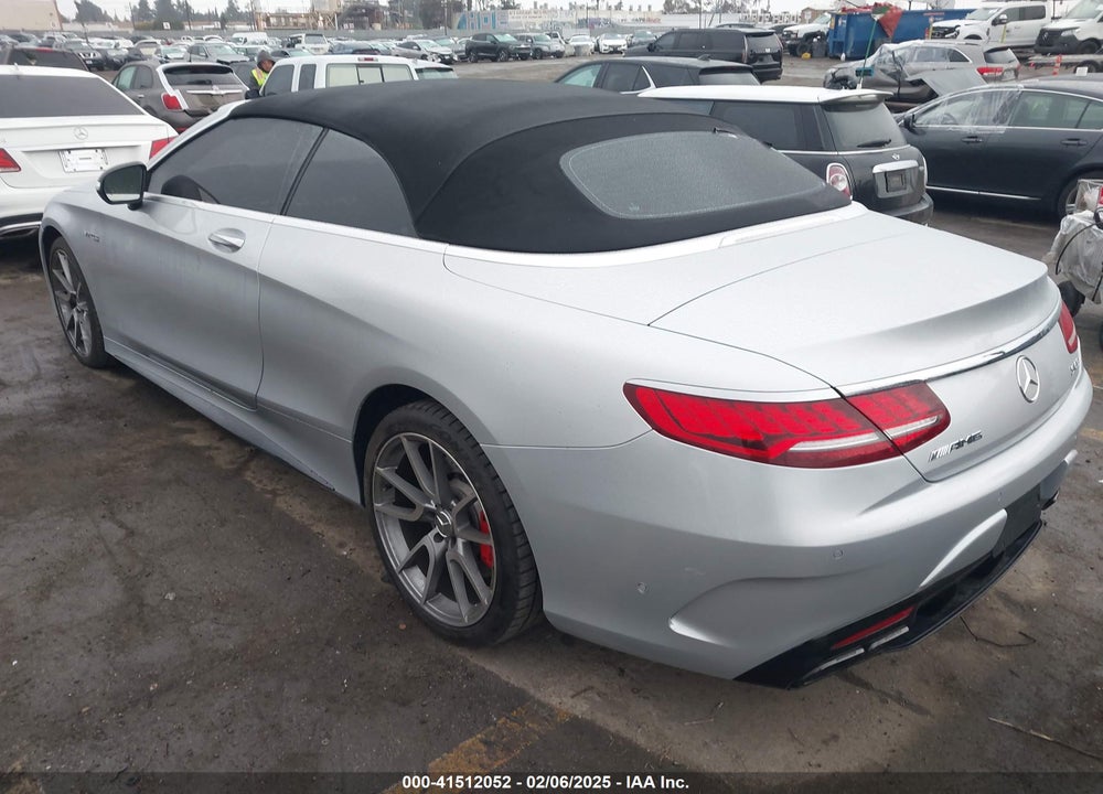 2018 MERCEDES-BENZ AMG S 63 VIN: WDDXK8JB0JA032696