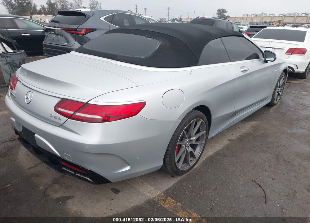 2018 MERCEDES-BENZ AMG S 63 VIN: WDDXK8JB0JA032696
