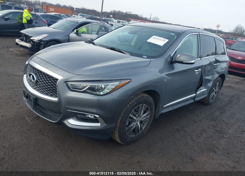 2020 INFINITI QX60 PURE AWD VIN: 5N1DL0MM7LC512844