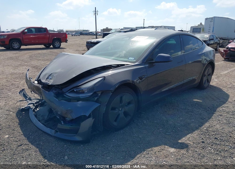 2021 TESLA MODEL 3 STANDARD RANGE PLUS REAR-WHEEL DRIVE VIN: 5YJ3E1EAXMF093848