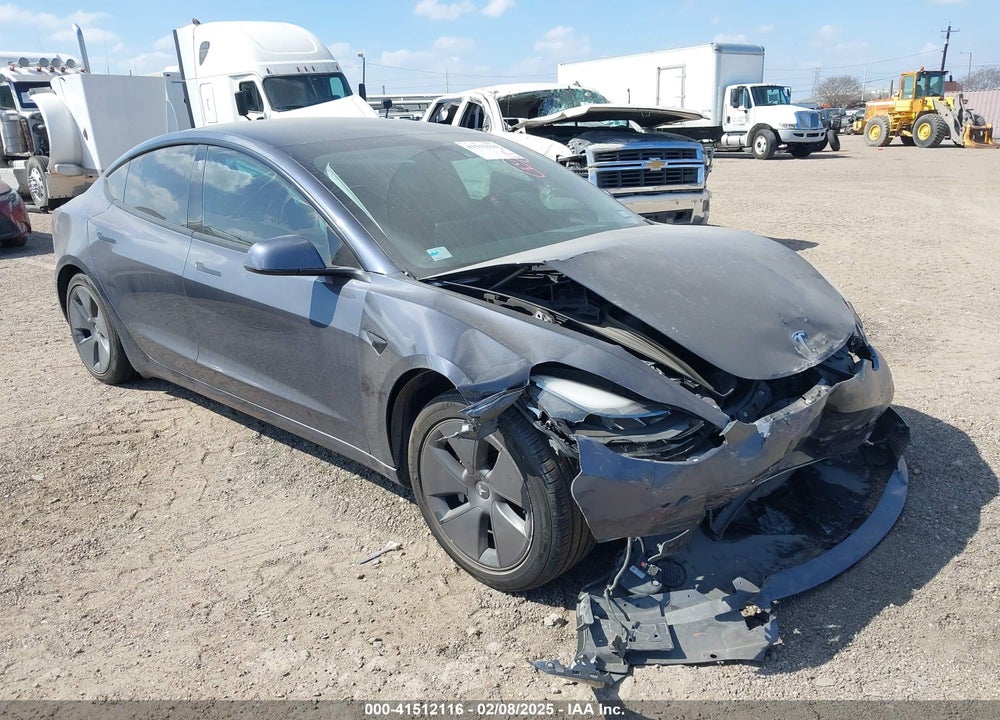 2021 TESLA MODEL 3 STANDARD RANGE PLUS REAR-WHEEL DRIVE VIN: 5YJ3E1EAXMF093848