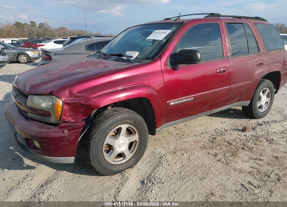 2004 CHEVROLET TRAILBLAZER LT VIN: 1GNDS13S542358145
