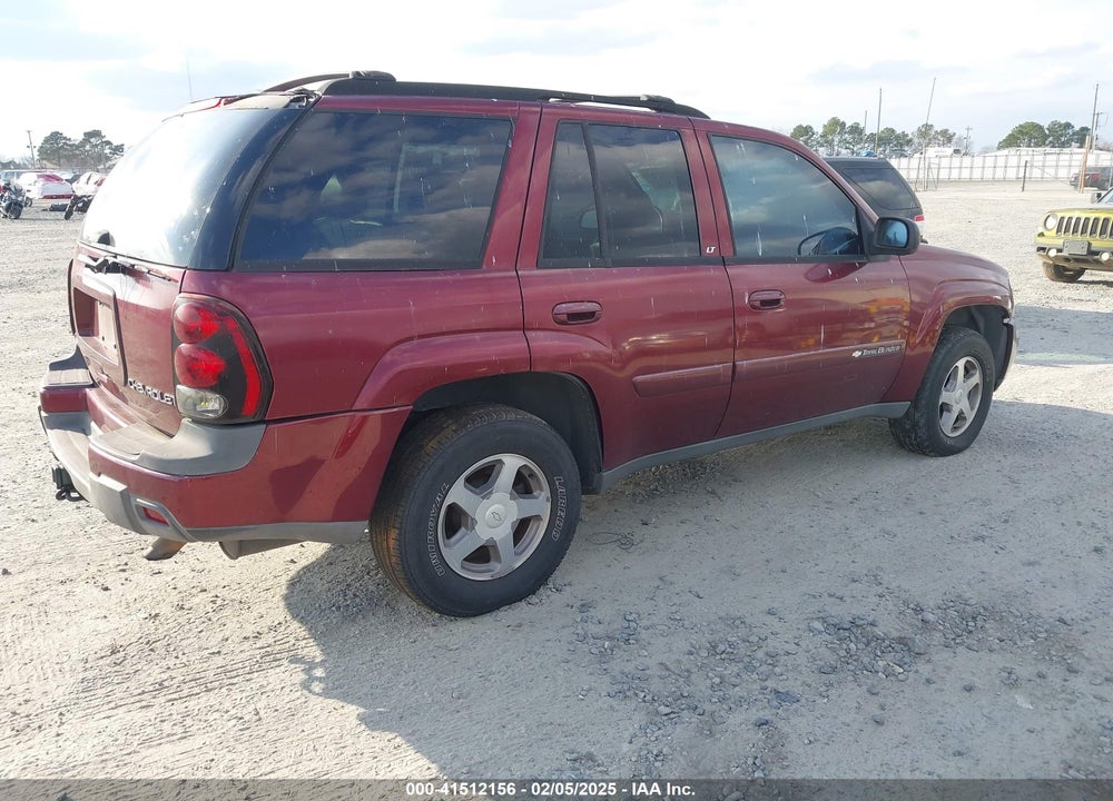 2004 CHEVROLET TRAILBLAZER LT VIN: 1GNDS13S542358145