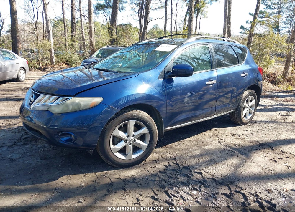 2010 NISSAN MURANO SL VIN: JN8AZ1MW7AW122923