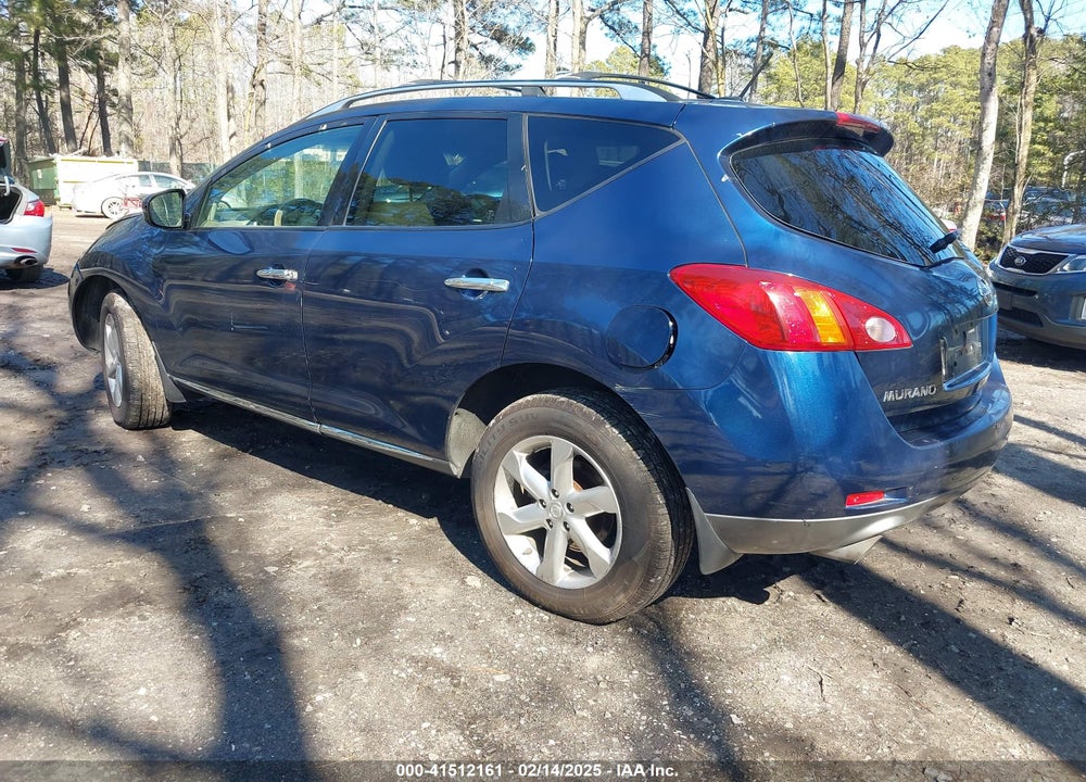 2010 NISSAN MURANO SL VIN: JN8AZ1MW7AW122923