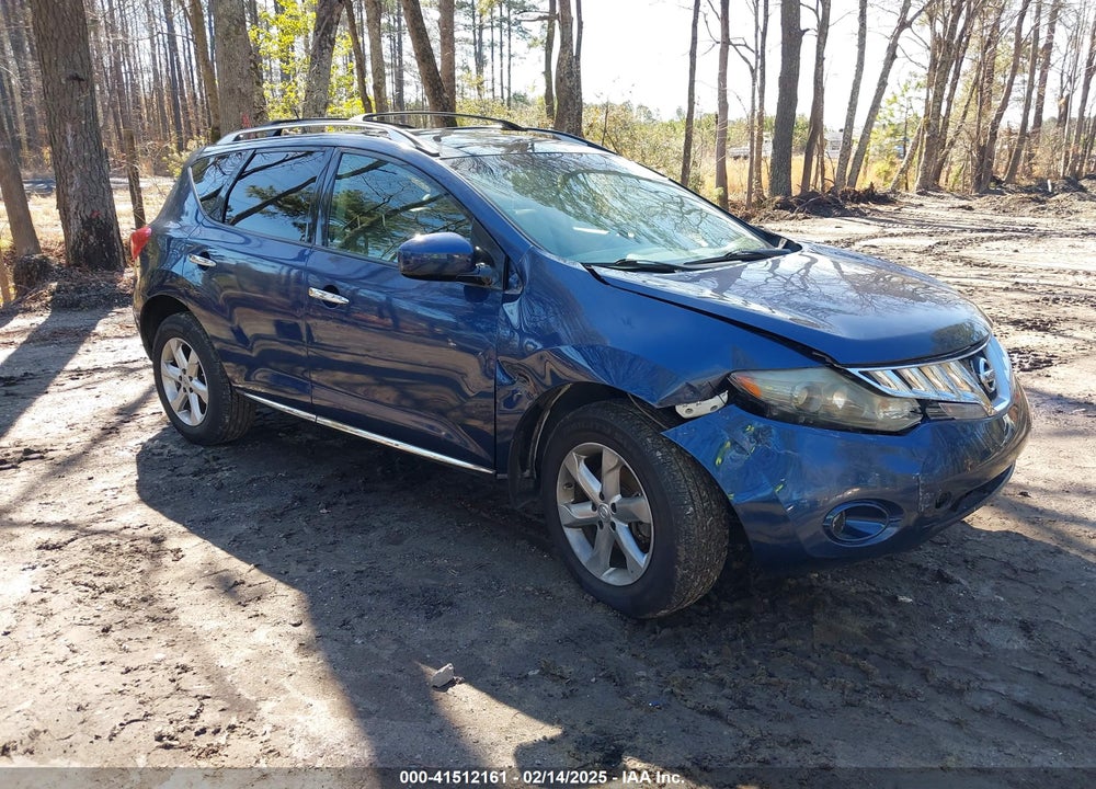 2010 NISSAN MURANO SL VIN: JN8AZ1MW7AW122923