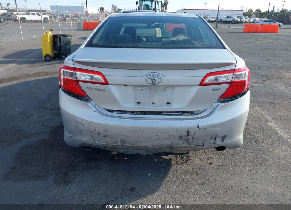 2013 TOYOTA CAMRY SE V6 VIN: 4T1BK1FK6DU528668