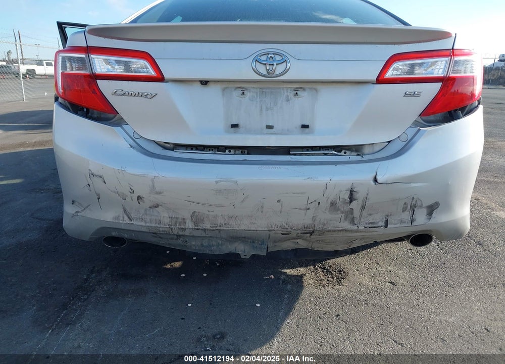 2013 TOYOTA CAMRY SE V6 VIN: 4T1BK1FK6DU528668