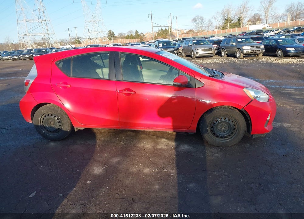 2012 TOYOTA PRIUS C TWO VIN: JTDKDTB32C1012915