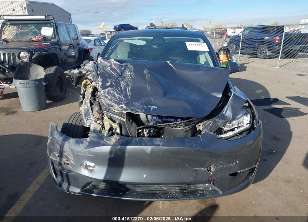 2020 TESLA MODEL Y LONG RANGE DUAL MOTOR ALL-WHEEL DRIVE VIN: 5YJYGDEE9LF010929